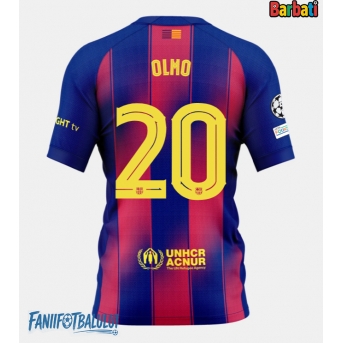 Barcelona Dani Olmo #20 Tricou Fotbal Replică 2025-26 Barbati Acasa